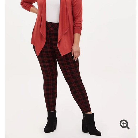 Torrid plaid ponte pants - Picture 5 of 5